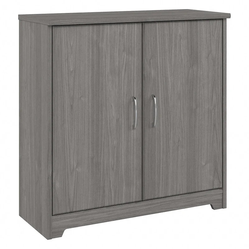 Mobiletto contenitore per bagno piccolo con ante, ripiani regolabili, finitura legno