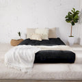 Materasso Futon Matrimoniale da 25 cm, Supporto in Schiuma, Materasso per Divano Letto Convertibile