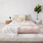 Materasso Futon Matrimoniale da 25 cm, Supporto in Schiuma, Materasso per Divano Letto Convertibile
