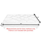 Materasso Futon Matrimoniale da 25 cm, Supporto in Schiuma, Materasso per Divano Letto Convertibile