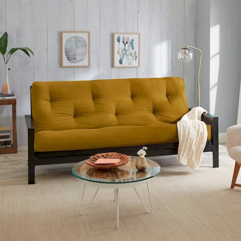 Materasso Futon Matrimoniale da 25 cm, Supporto in Schiuma, Materasso per Divano Letto Convertibile