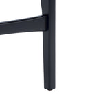 Sgabello da bar imbottito altezza bancone con gambe in legno, altezza seduta 66 cm