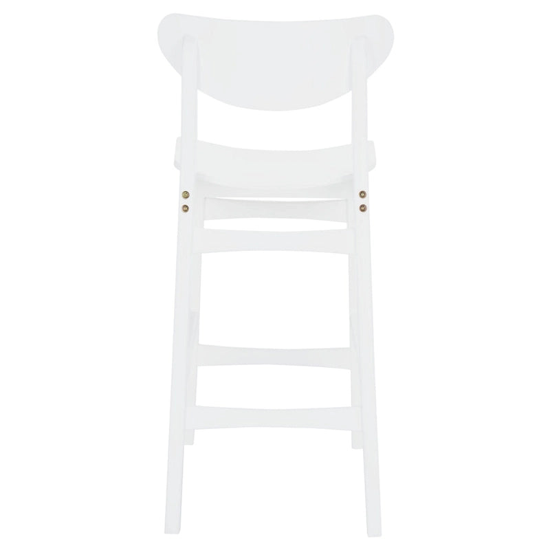 Sgabello da bar imbottito altezza bancone con gambe in legno, altezza seduta 66 cm