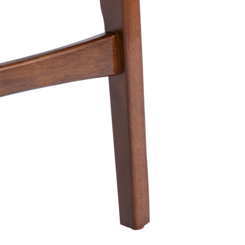 Sgabello da bar imbottito altezza bancone con gambe in legno, altezza seduta 66 cm