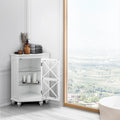 Mobile angolare in legno con ripiani, stile rustico Blue Ridge