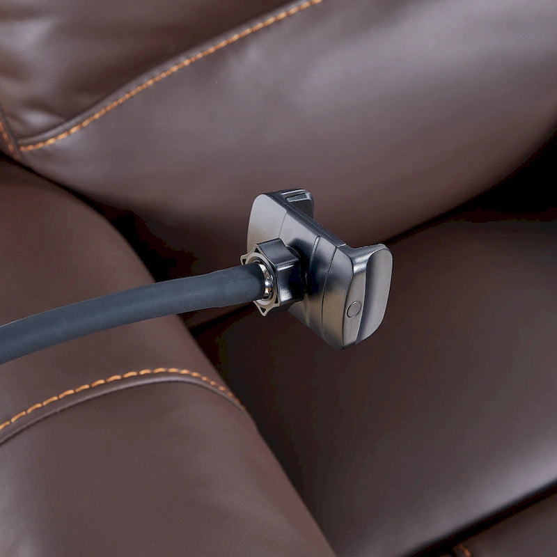 Poltrona reclinabile a gravità zero con comoda funzione sdraiata, massaggio, riscaldamento e porta telefono, tasche laterali, ricarica USB