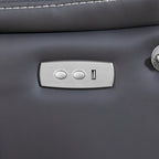 Poltrona reclinabile a gravità zero con comoda funzione sdraiata, massaggio, riscaldamento e porta telefono, tasche laterali, ricarica USB
