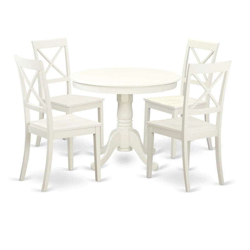 Set tavolo da pranzo per cucina, piano in legno con gambe in metallo, diverse misure disponibili