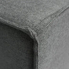 Divano componibile modulare contemporaneo a 4 pezzi con pouf