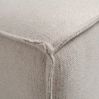Divano componibile modulare contemporaneo a 4 pezzi con pouf