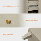 70.8 Credenza con cassetti, Tavolo da buffet da cucina 3 in 1