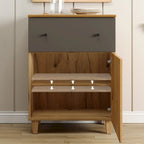70.8 Credenza con cassetti, Tavolo da buffet da cucina 3 in 1