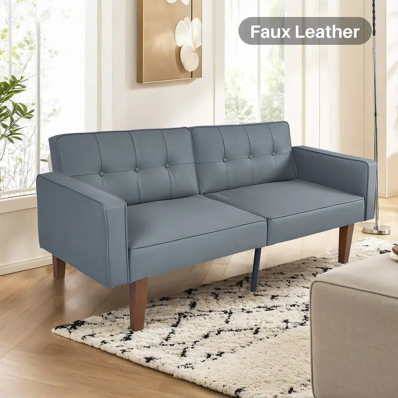 Divano letto Futon, Divano letto Futon convertibile, Divano letto a due posti, Divano letto per soggiorno, appartamento, ufficio