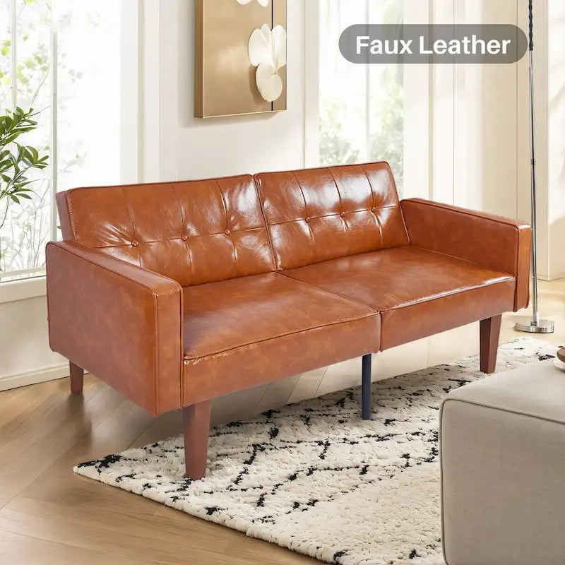 Divano letto Futon, Divano letto Futon convertibile, Divano letto a due posti, Divano letto per soggiorno, appartamento, ufficio