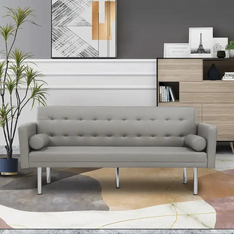 Divano letto Futon, Divano letto Futon convertibile, Divano letto a due posti, Divano letto per soggiorno, appartamento, ufficio
