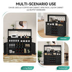 50 Mobili da caffè in stile rustico, credenza da vino, credenza da cucina