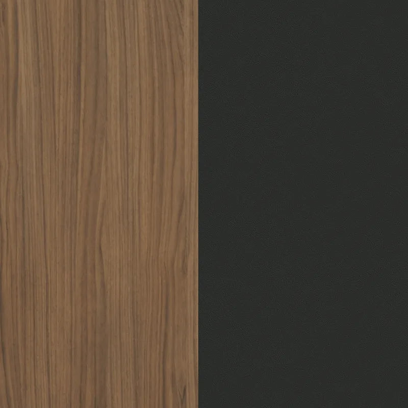 Mobiletto sottile a 2 ante, finitura moderna in legno, design salvaspazio