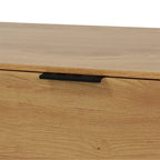Madia Credenza in Legno con Mobiletto Contenitore, 3 Cassetti e 2 Ante