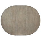 Tavolo da pranzo rotondo allungabile da 122 a 168 cm, stile contemporaneo in legno massello