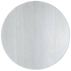 Tavolo rotondo pieghevole da pranzo, design salvaspazio, finitura in legno